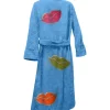 Lush Lips Bathrobe Blue Back