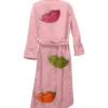 Lush Lips Bathrobe Pink Back