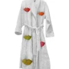 Lush Lips Bathrobe White