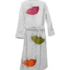 Lush Lips Bathrobe White Back