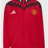 Manchester United Adidas Stadium Track Jacket Red