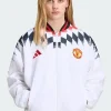 Manchester United Adidas Stadium Track Jacket White Front