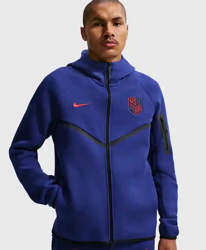 Mauricio Pochettino USA Windrunner Hooded Jacket Front