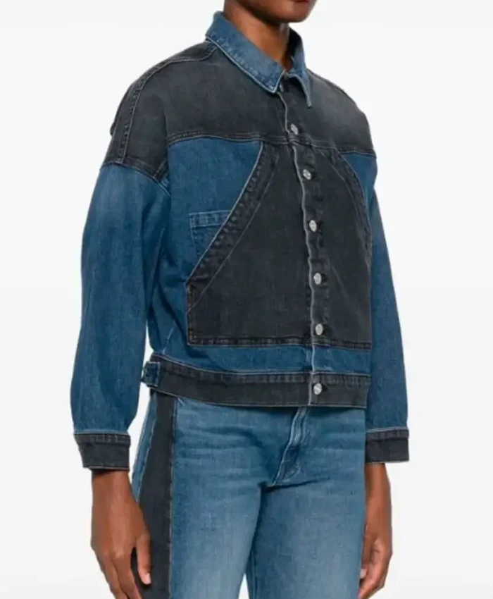 Maximum Pleasure Guaranteed Tatiana Maslany Denim Jacket Front