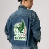 Mexico Football Levi’s Type II Jacket Back