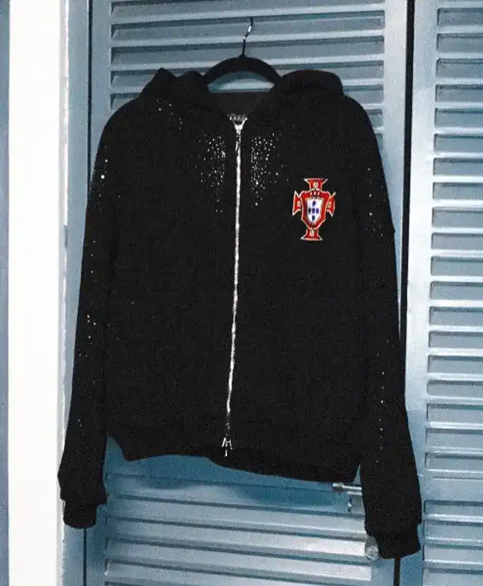 Momm Studios World Cup Portugal Black Jacket Front