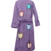 Mug Life Bathrobe Purple Back