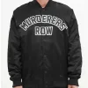 Murderers Row New York Yankees Black Satin Bomber Jacket For Sale