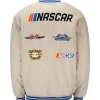 NASCAR 2026 All Logo Patches Corduroy Varsity Jacket