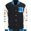 NASCAR 2026 Black Letterman Varsity Jacket