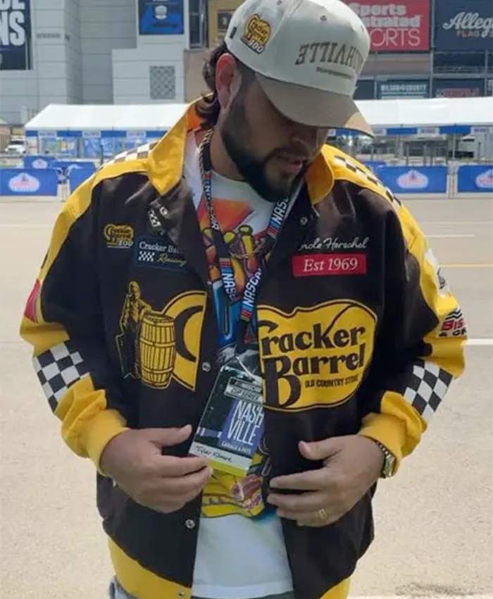 NASCAR Cup Series Cracker Barrel 400 Racing Jacket For Sale