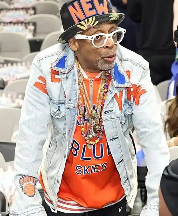 NBA Finals 2026 Spike Lee Knicks Denim Jacket For Sale