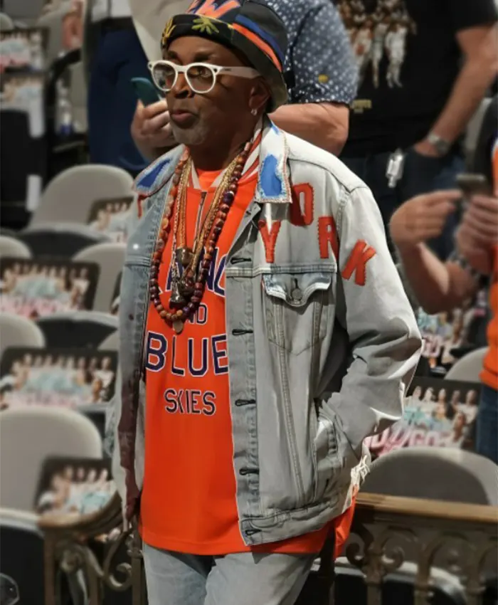 NBA Finals 2026 Spike Lee Knicks Denim Jacket