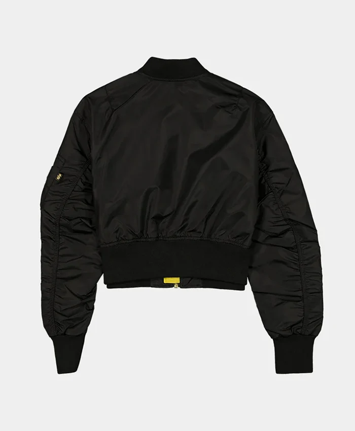 NY Alpha x New Era L-2B Cropped Bomber Jacket Back