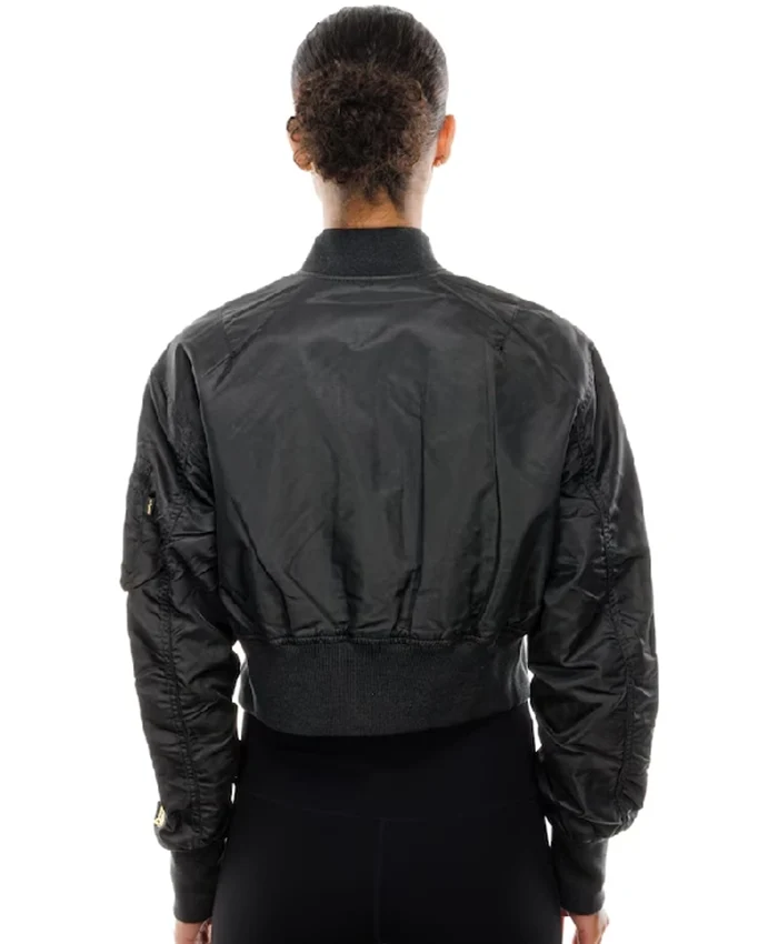 NY Alpha x New Era L-2B Cropped Bomber Jacket For Sale