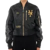 NY Alpha x New Era L-2B Cropped Bomber Jacket Front