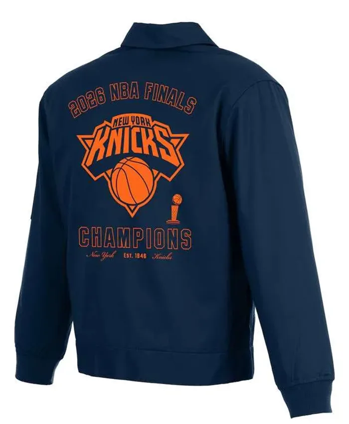 NY Knicks 2026 Champions Workwear Jacket Back