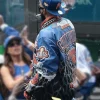 NY Knicks Championship Parade 2026 Karl-Anthony Towns Jacket Back