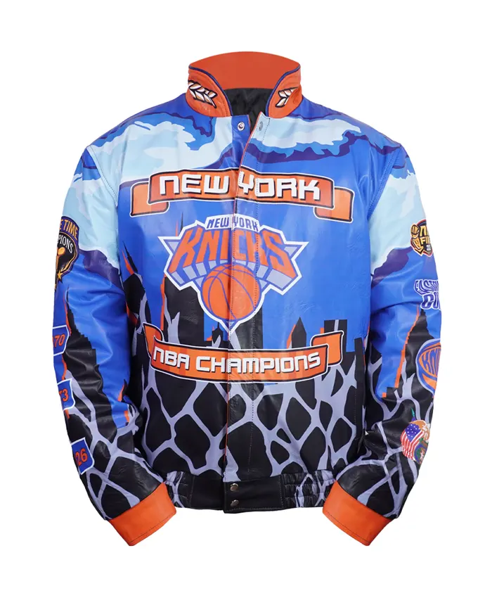 NY-Knicks-Championship-Parade-2026-Karl-Anthony-Towns-Jacket-Front-View