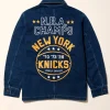 NY Knicks Championship Studio Denim Jacket For Sale