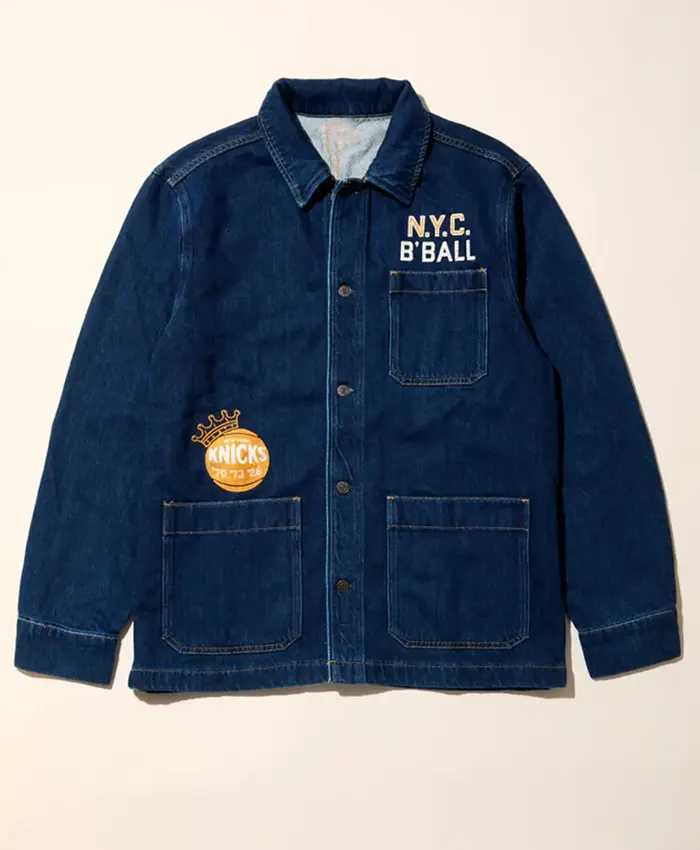 NY Knicks Championship Studio Denim Jacket