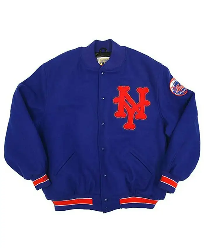 NY Mets Wool Jacket Front