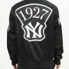Murderers Row NY Yankees Black Satin Jacket