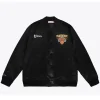 New York Knicks Black 2026 Champions Black Satin Jacket For Sale