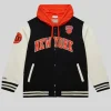 New York Knicks Courtside Hooded Jacket