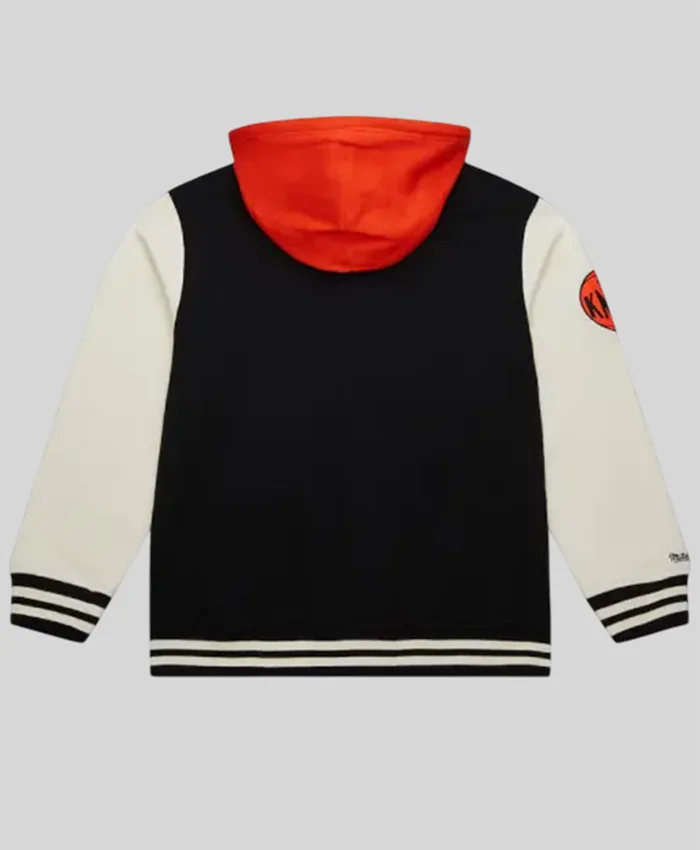 New York Knicks Courtside Hooded Jacket For Sale