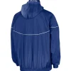 New York Knicks Nike Courtside Windrunner Blue Jacket Back