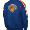New York Knicks Starter Blue Freestyle Lightweight Jacket Back