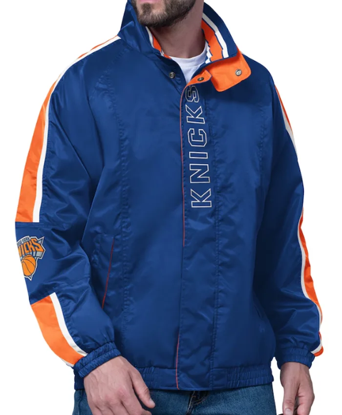 New York Knicks Starter Blue Freestyle Lightweight Jacket