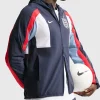 Nike England 2026 Dri-FIT Woven Hooded Jacket Side