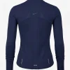 Nike One Fitted Women's Blue Full-Zip Jacket Back
