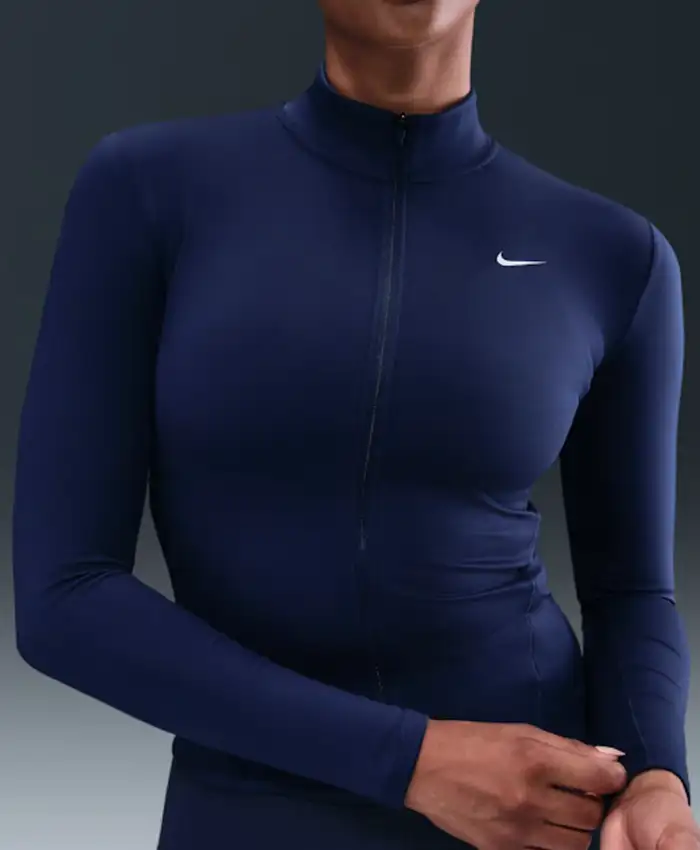 Nike One Fitted Women's Blue Full-Zip Jacket