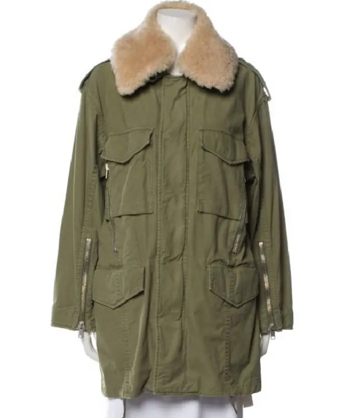 Not Suitable For Work S01 Abby Chilukuri Fur Collared Jacket Front