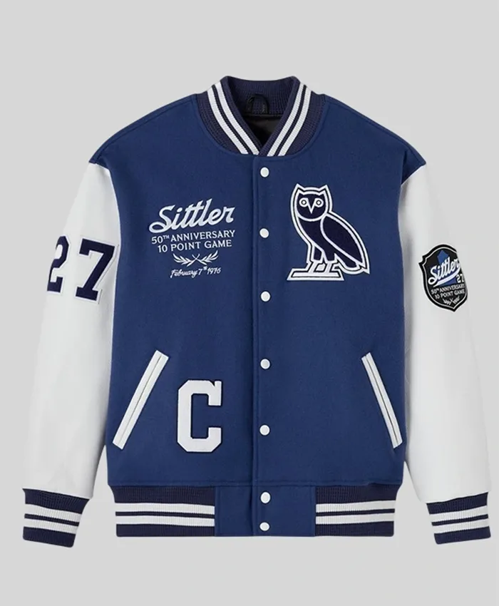 OVO Darryl Sittler Toronto Maple Leafs Varsity Jacket