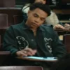 Off Campus S01 Miles Gutierrez-Riley Cat & Dog Graphic Jacket For Sale