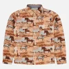 Off Campus S01 Miles Riley Horse Print Jacket
