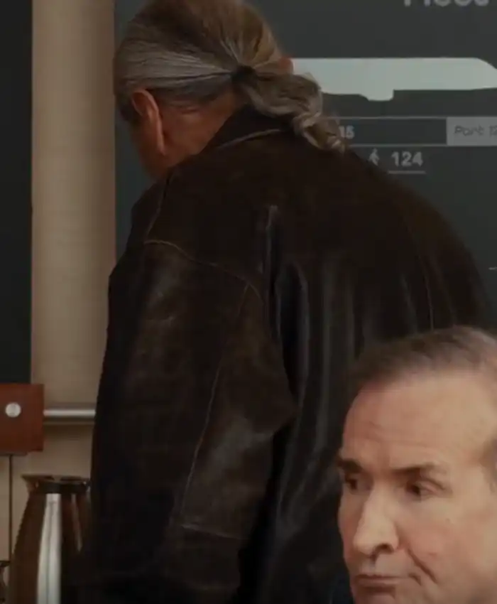 Office Romance Captain Jack Cruz Brown Jacket Back