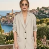 Office Romance Jackie Cruz Beige Blazer For Sale