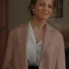 Office Romance Jennifer Lopez Trench Wool Coat For Sale