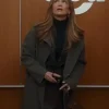 Office Romance Jennifer Lopez Wool Coat