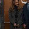 Office Romance Jennifer Lopez Wool Coat For Sale