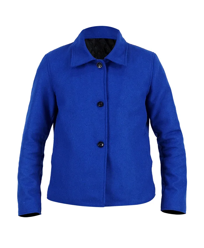 Patience S01 Patience Evans Blue Jacket Front