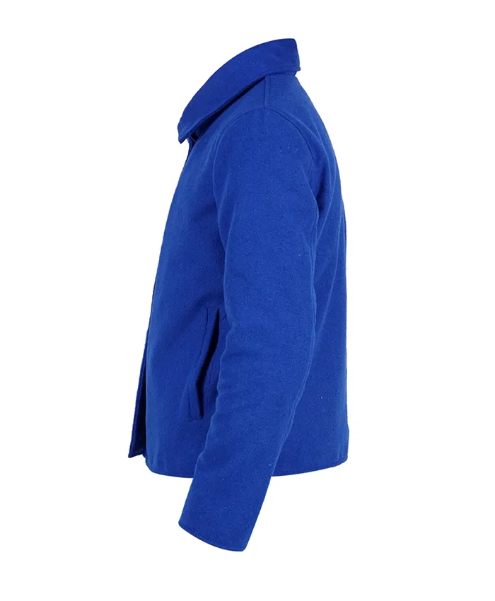 Patience S01 Patience Evans Blue Jacket Left Side