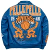 Pelle Pelle New York Knicks Jacket Blue Back
