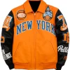 Pelle Pelle New York Knicks Jacket Orange