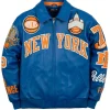 Pelle Pelle x FISLL knicks jacket blue